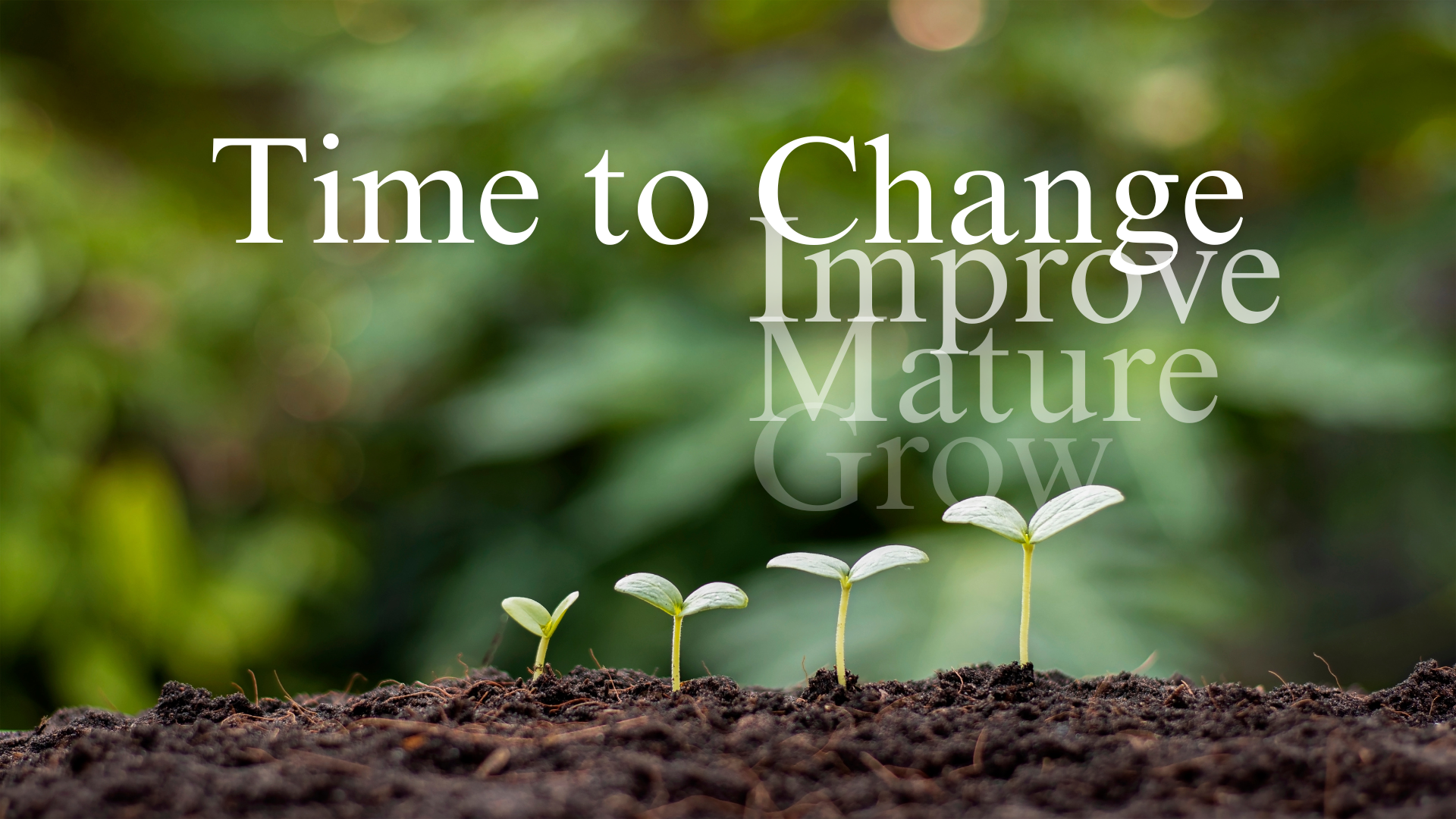 Time to Change: Rethinking the New Years Resolution.